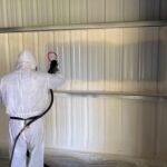 insulation work on garage